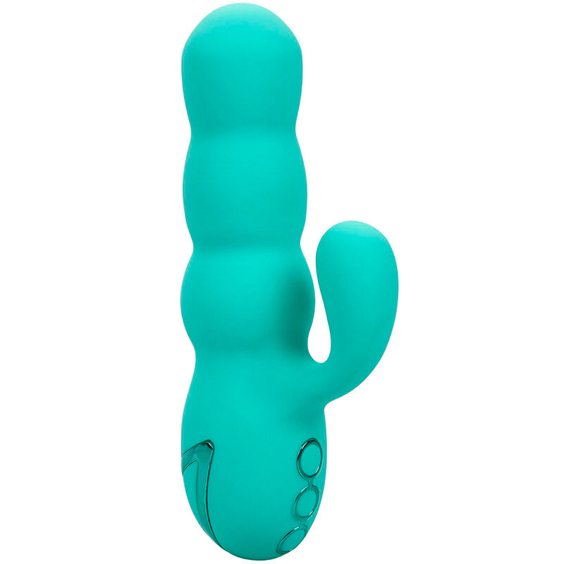 CALEXOTICS Vibrateur Del Mar Diva Rabbir Aqua Green Par California D... — vue alternative