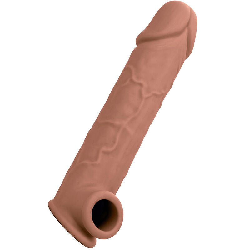 CALEXOTICS EXTENSION PERFORMANCE MAXX LIFE-LIKE 8 PEAU MARRON — accessoires inclus