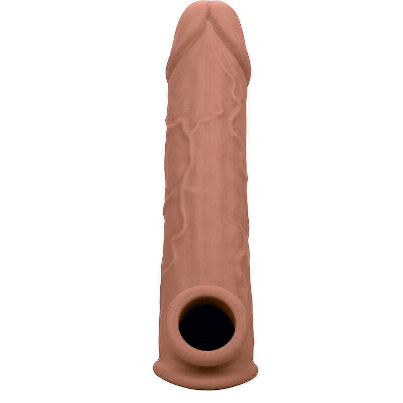 CALEXOTICS EXTENSION PERFORMANCE MAXX LIFE-LIKE 8 PEAU MARRON — vue arrière