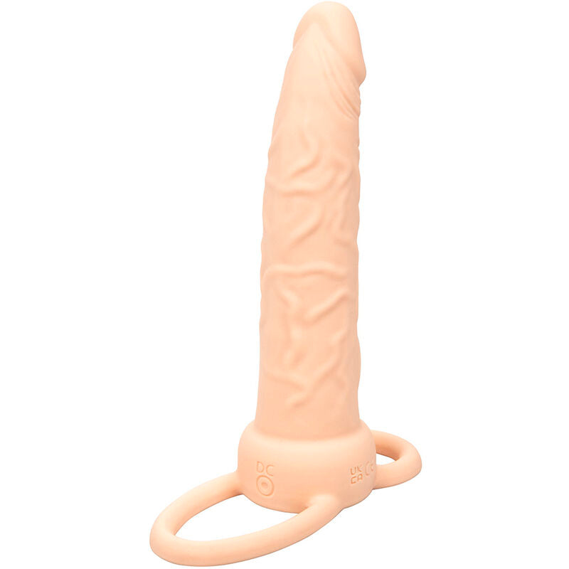 CALEXOTICS Performance Maxx Rechargeable Double Pénétrateur Peau Claire — accessoires inclus