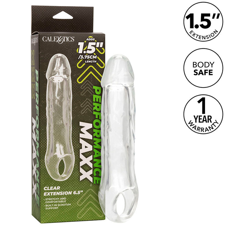 CALEXOTICS EXTENSION PERFORMANCE MAXX CLEAR 6,5 TRANSPARENTE - Aura Intime