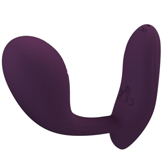 PRETTY LOVE FLIRTATION Baird Application Lila Rechargeable G-Spot 12 Vibrations - Aura Intime