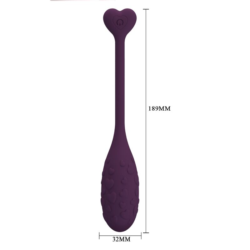 PRETTY LOVE SMART FISHERMAN OEUF VIBRANT CONTRÔLÉ PAR APPLICATION LILA — accessoires inclus
