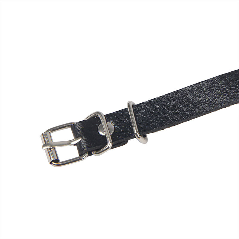 SUBBLIME FETISH Harnais Corps Cuir Noir Taille Unique — accessoires inclus