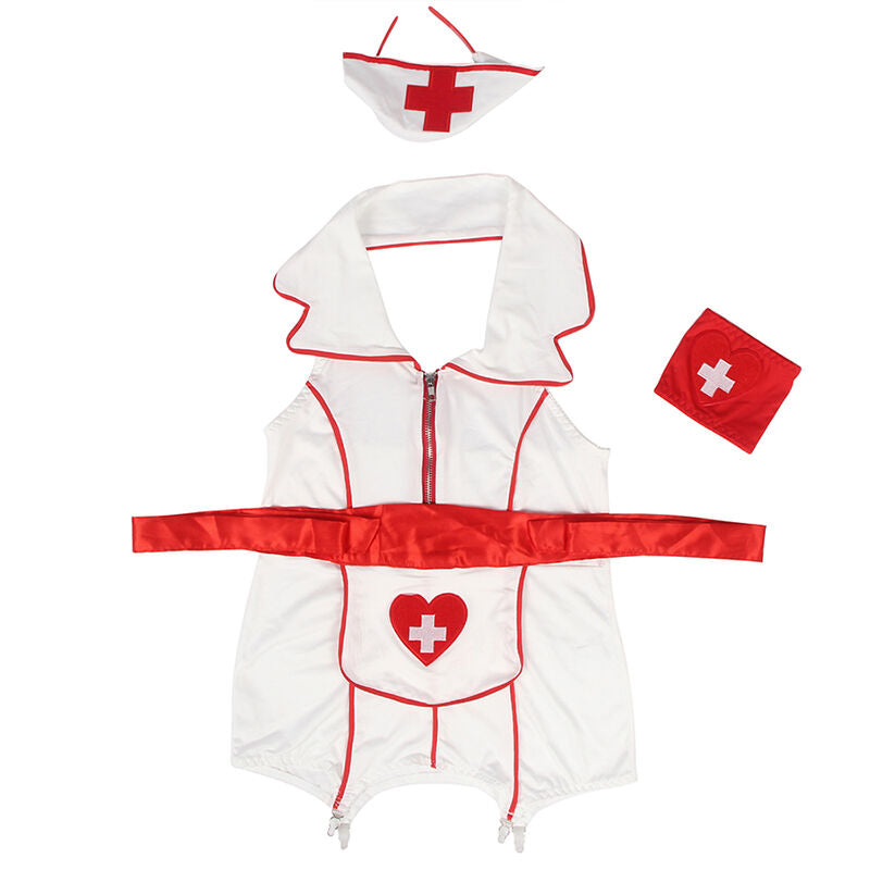 SUBBLIME COSTUMES Robe Costume D'Infirmière Sexy L/Xl — accessoires inclus