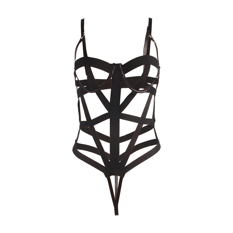 SUBBLIME BODIES Body Sexy Découpes Noir S/M — vue arrière