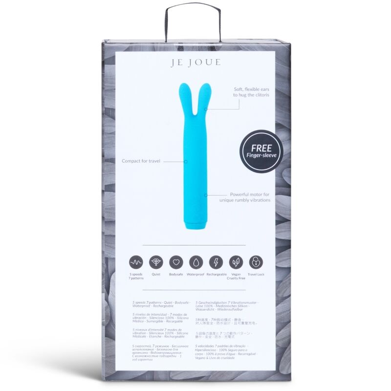JE JOUE Bullet Rabbit Teal Strong — vue arrière