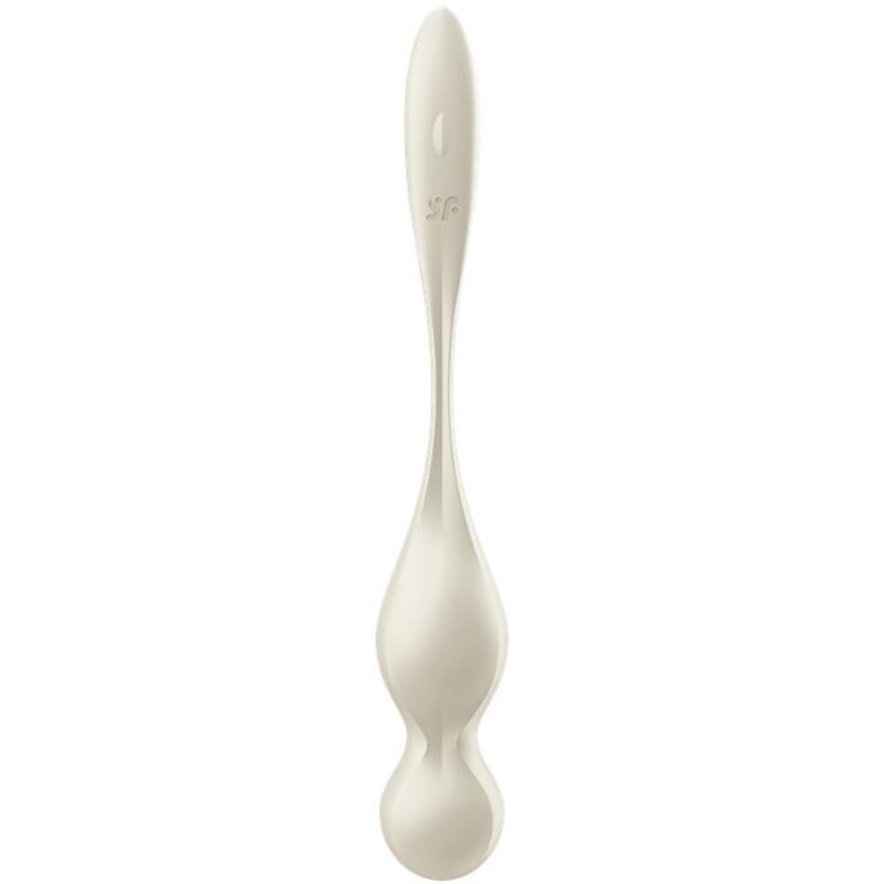 SATISFYER BALLS Balles Vibrantes Kegel Love Birds Blanches — accessoires inclus