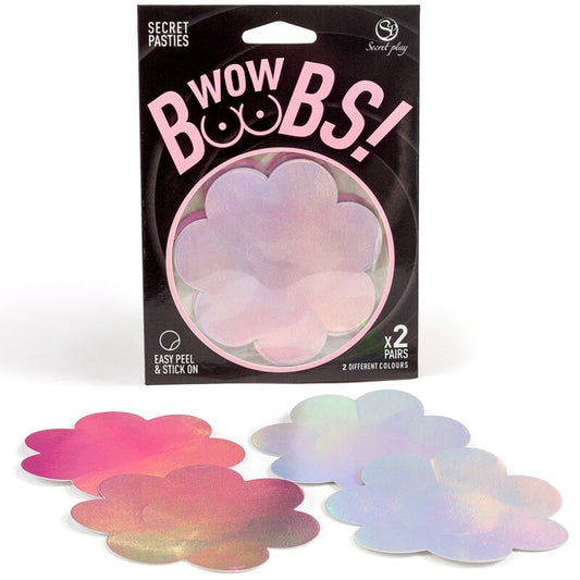 SECRETPLAY 100% FETISH Secret Play- Wow Seins! Couvre-Mametaux Fleurs - Aura Intime