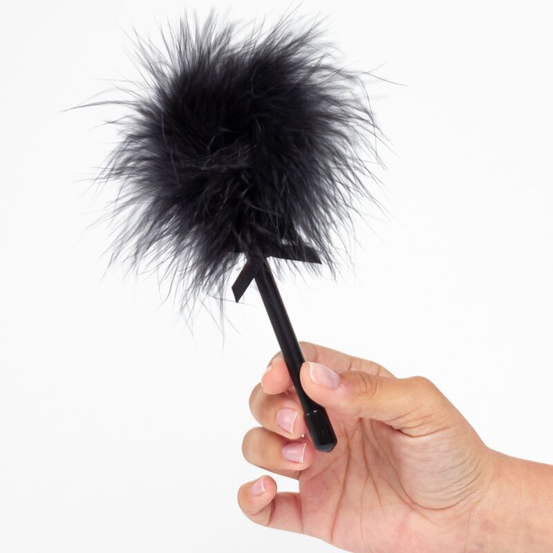 SECRETPLAY 100% FETISH Mini Duster Noir — vue détaillée
