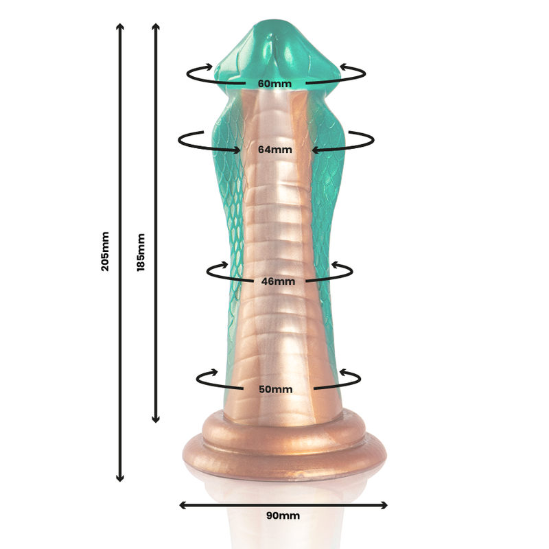 EPIC - Gode Python Cobra Vert