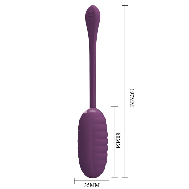 PRETTY LOVE SMART Oeuf Vibrant Rechargeable Casper Violet — vue arrière