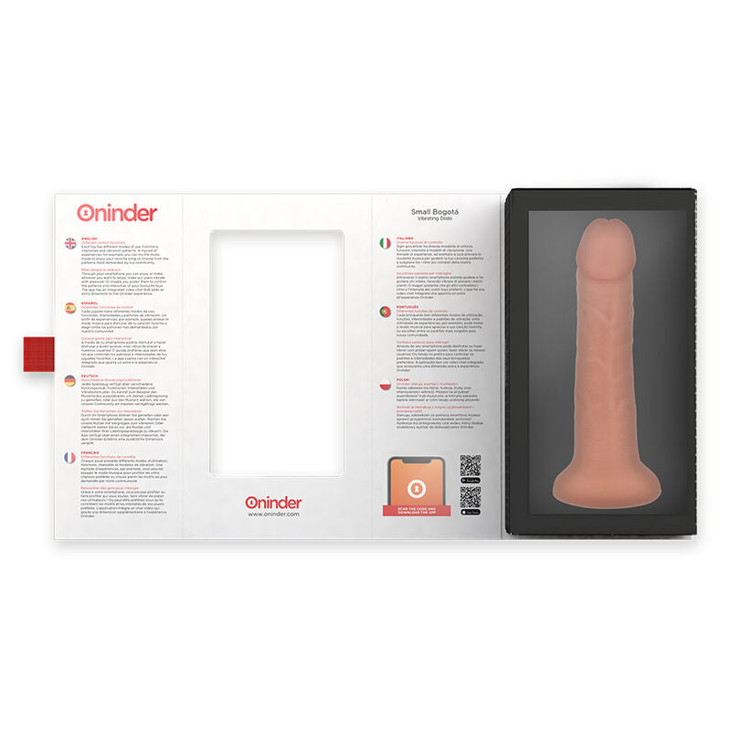 ONINDER PETIT GODE VIBRATEUR BOGOTÁ 9 VITESSES NATUREL 17.5 CM -O... — vue arrière