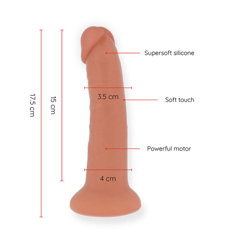 ONINDER PETIT GODE VIBRATEUR BOGOTÁ 9 VITESSES NATUREL 17.5 CM -O... — vue détaillée