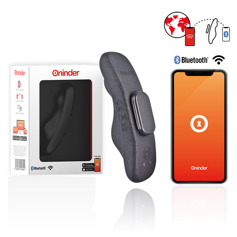 ONINDER Vibrateur Rechargeable Manila Panty 9 Vitesses 9,6 Cm X 2... - Aura Intime