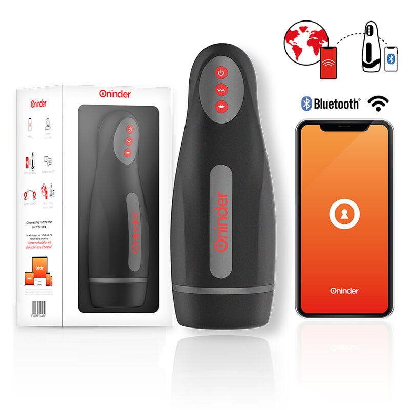 ONINDER Masturbateur Rechargeable Homme Seoul 10 Vitesses - Appli... - Aura Intime