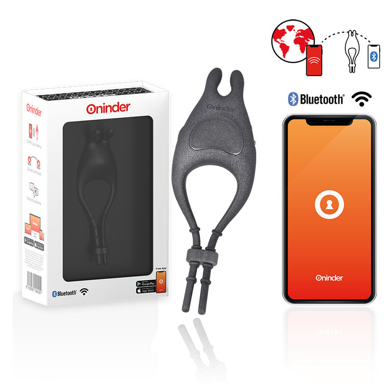 ONINDER ANNEAU VIBRATEUR RÉGLABLE RECHARGEABLE PAMPA STIMULATEUR ... - Aura Intime