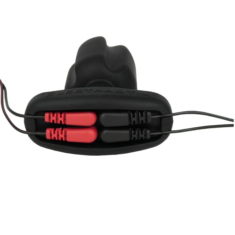 ELECTRASTIM Plug Anal Tartare Quadripolar Silicone Noir — vue alternative