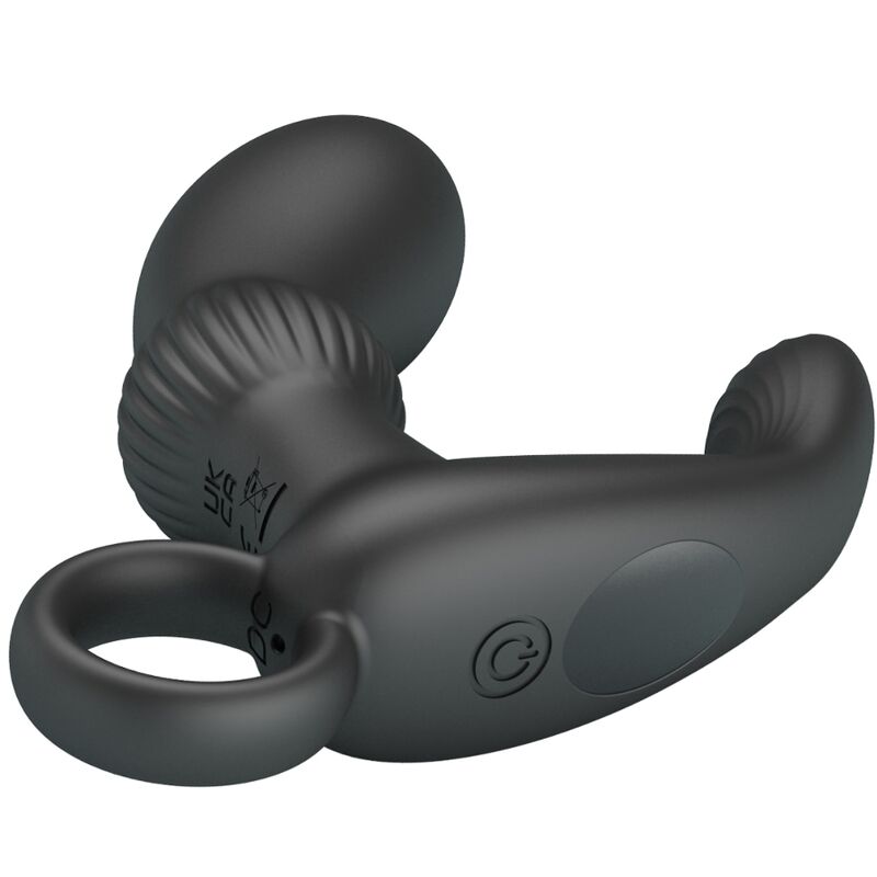 PRETTY LOVE Cayla Vibrateur Masseur Anal Noir — vue arrière