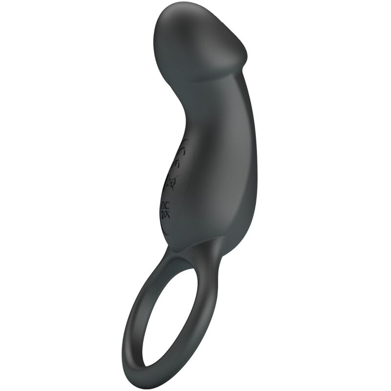 PRETTY LOVE - Anneau Anal Et Vibrateur Warren Noir