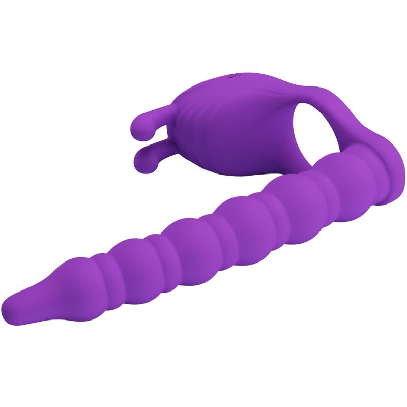 PRETTY LOVE Blackney Anneaux Pénis Plug Vibrateur — vue arrière