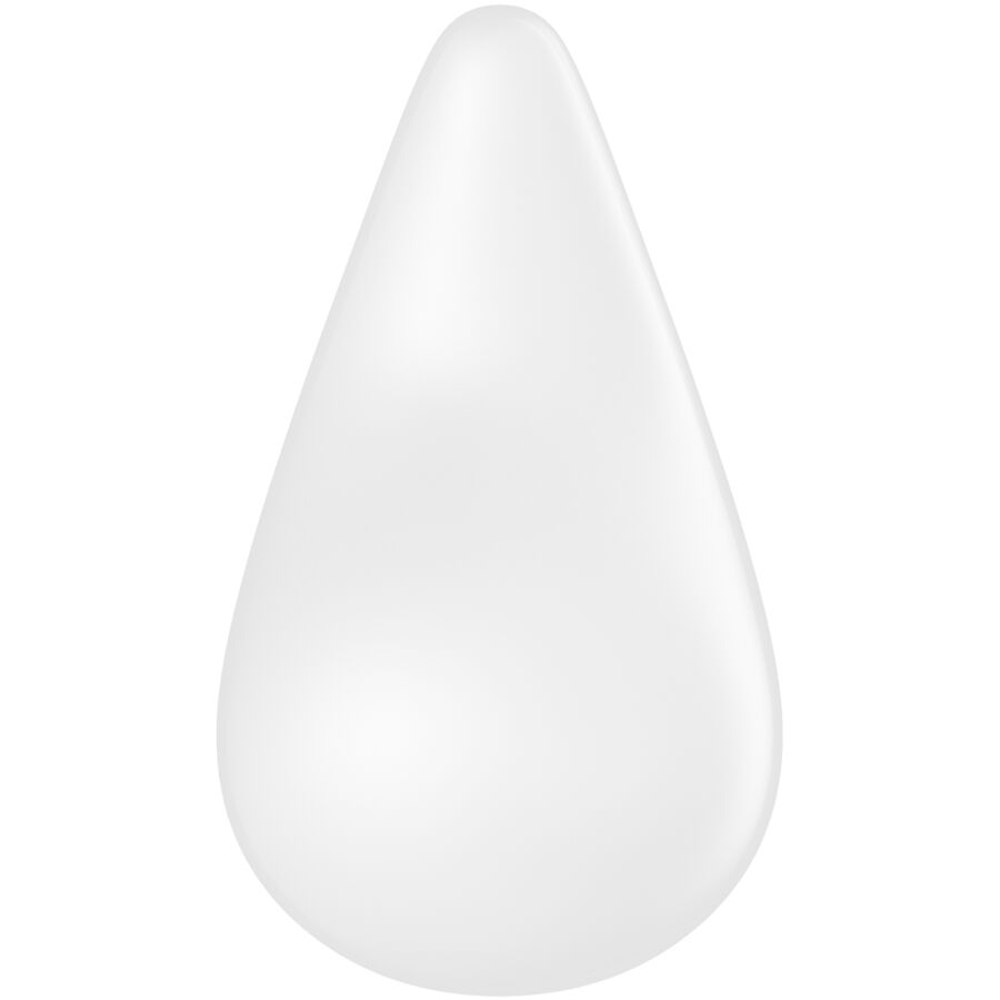 SATISFYER LAYONS Vibrateur Dew Drop Lay-On Blanc — vue arrière