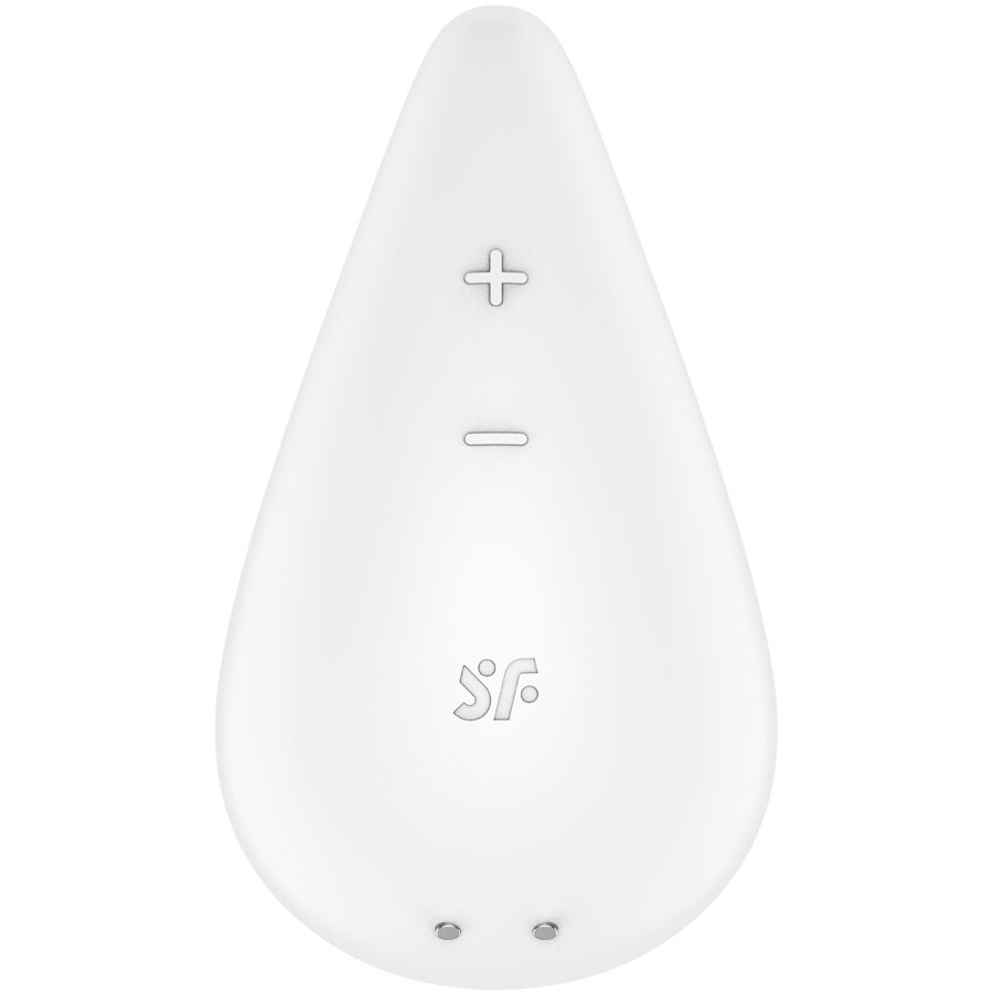 SATISFYER LAYONS Vibrateur Dew Drop Lay-On Blanc — vue détaillée