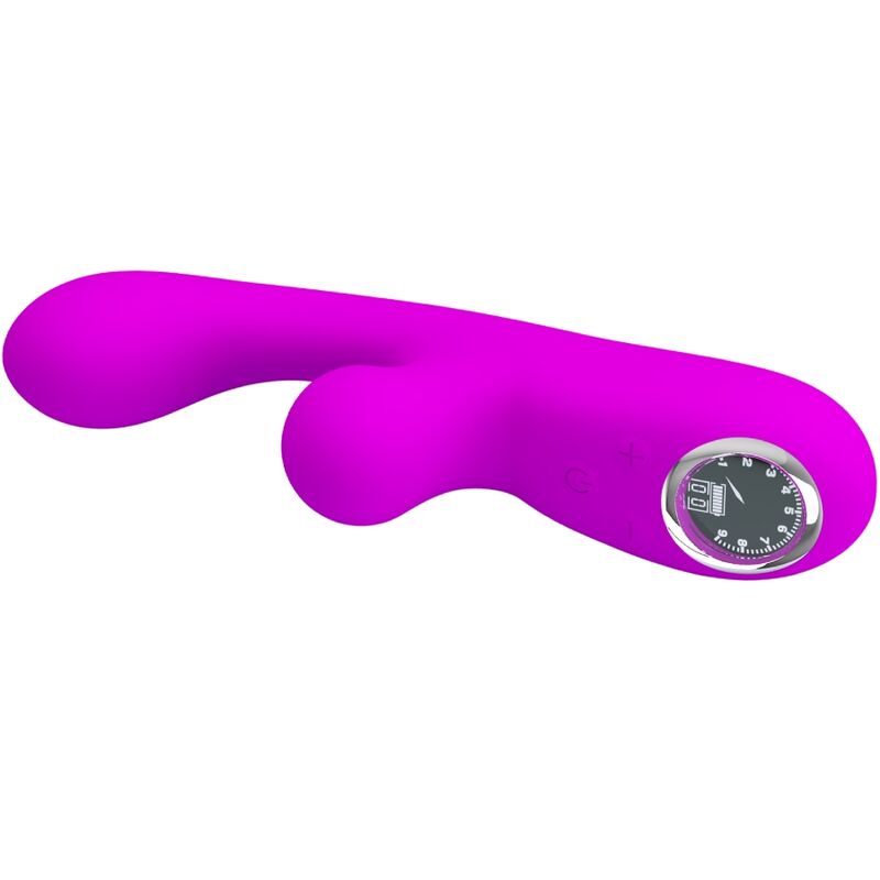 PRETTY LOVE FLIRTATION Skylar Vibrateur Stimulateur Violet — accessoires inclus