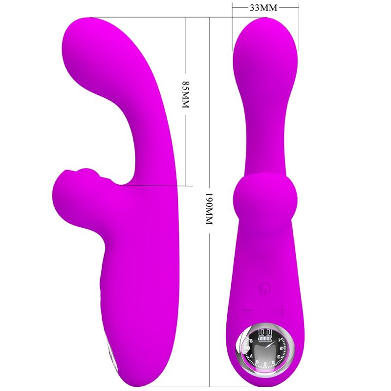 PRETTY LOVE FLIRTATION Skylar Vibrateur Stimulateur Violet - Aura Intime
