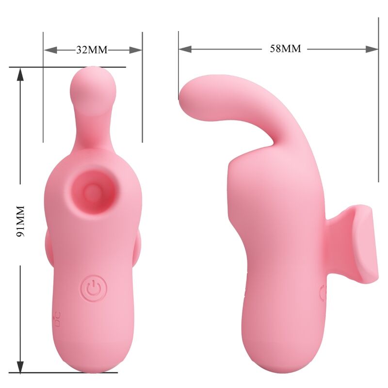 PRETTY LOVE SMART Mini Jouets Amusants Par Magic Fairy Vibrateur & Succion — accessoires inclus