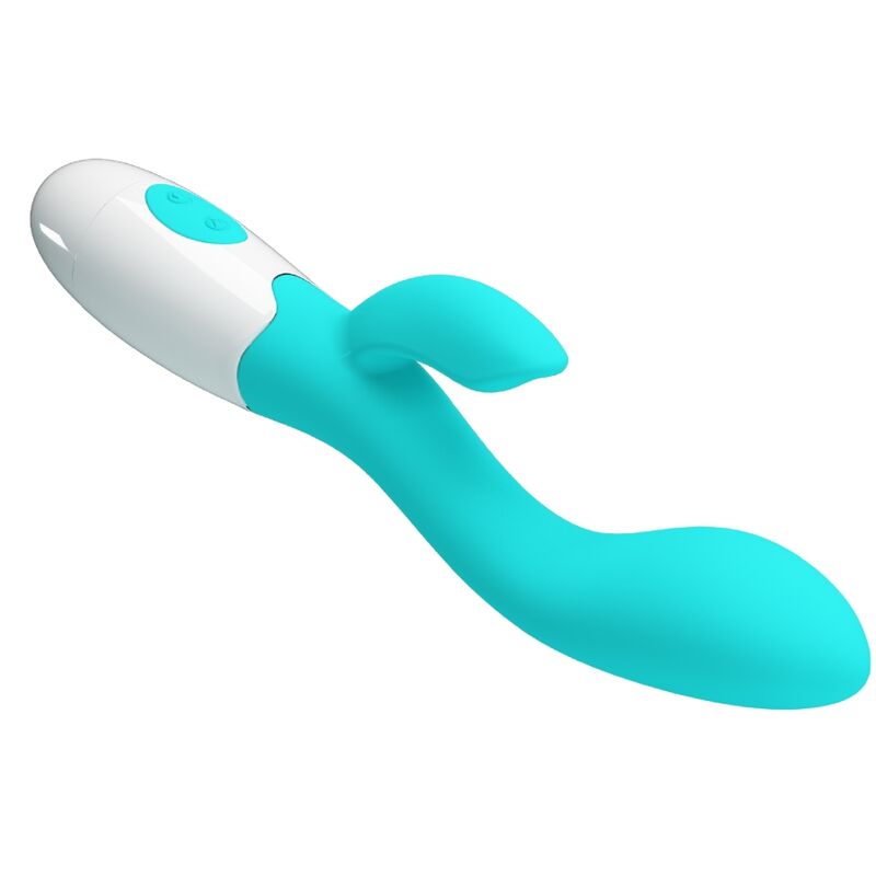 PRETTY LOVE FLIRTATION VIBRATEUR BRIGHTY G-SPOT VERT AQUA — vue arrière