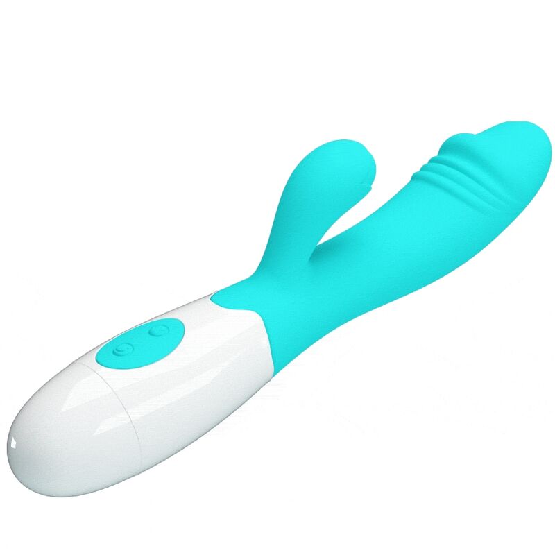PRETTY LOVE FLIRTATION VIBRATEUR SNAPPY G-SPOT VERT AQUA — vue arrière