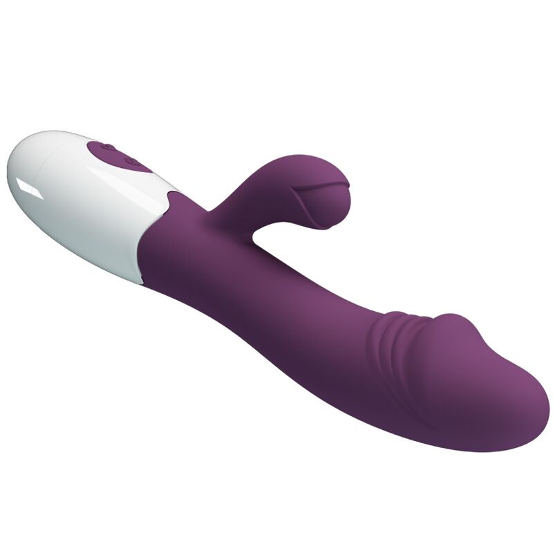 PRETTY LOVE FLIRTATION VIBRATEUR SNAPPY G-SPOT VIOLET — accessoires inclus
