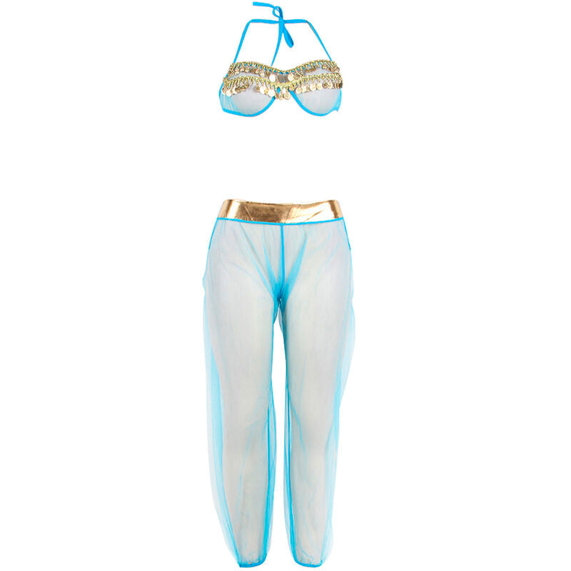 SUBBLIME SETS Ensemble Lingerie Bleu Style Indien L/Xl — vue arrière