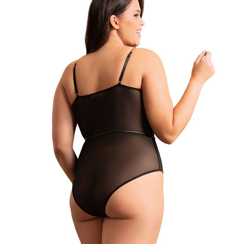 SUBBLIME BODIES Body Noir Bretelles Chaîne L/Xl — vue arrière