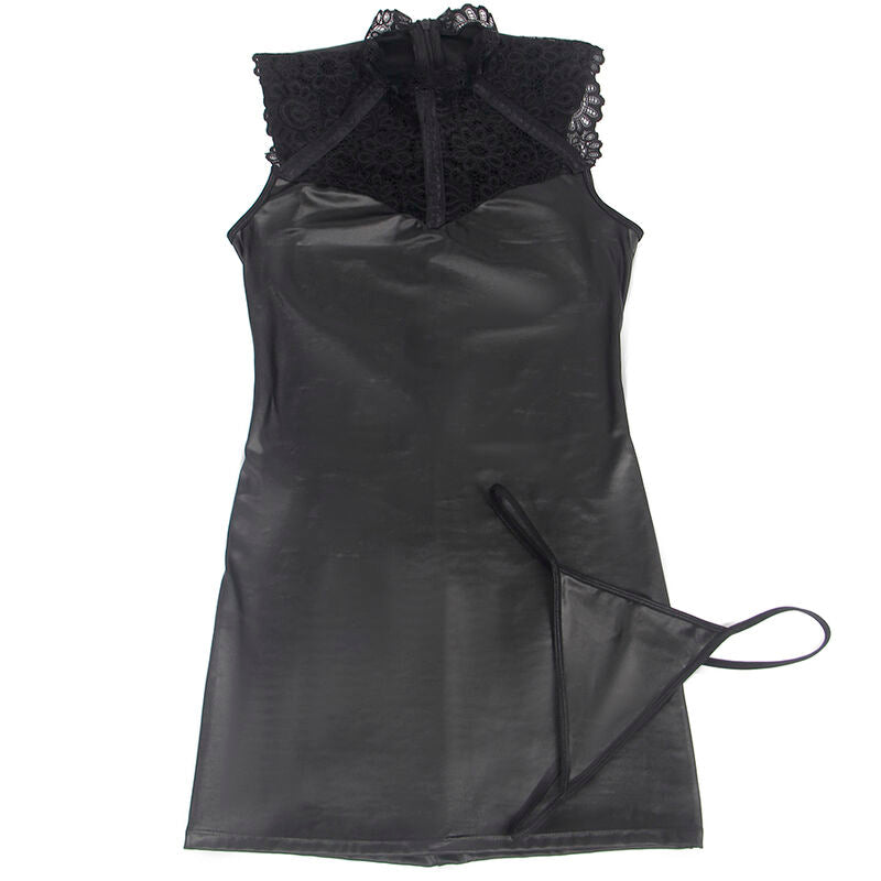 SUBBLIME DRESSES Robe Sexy Cuir L/Xl — vue arrière