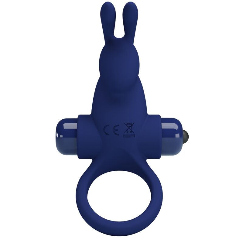 PRETTY LOVE MALE JIRO BAGUE LAPIN VIBRATION BLEU — vue détaillée