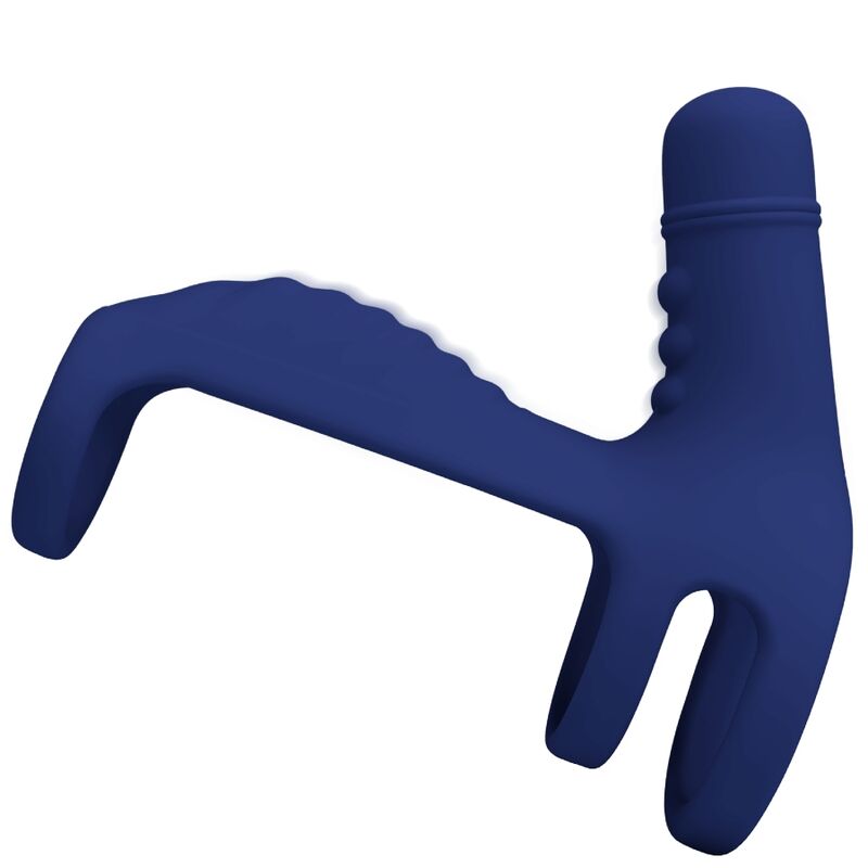 PRETTY LOVE - Anneau Vibrant Elish Avec Extension Bleu