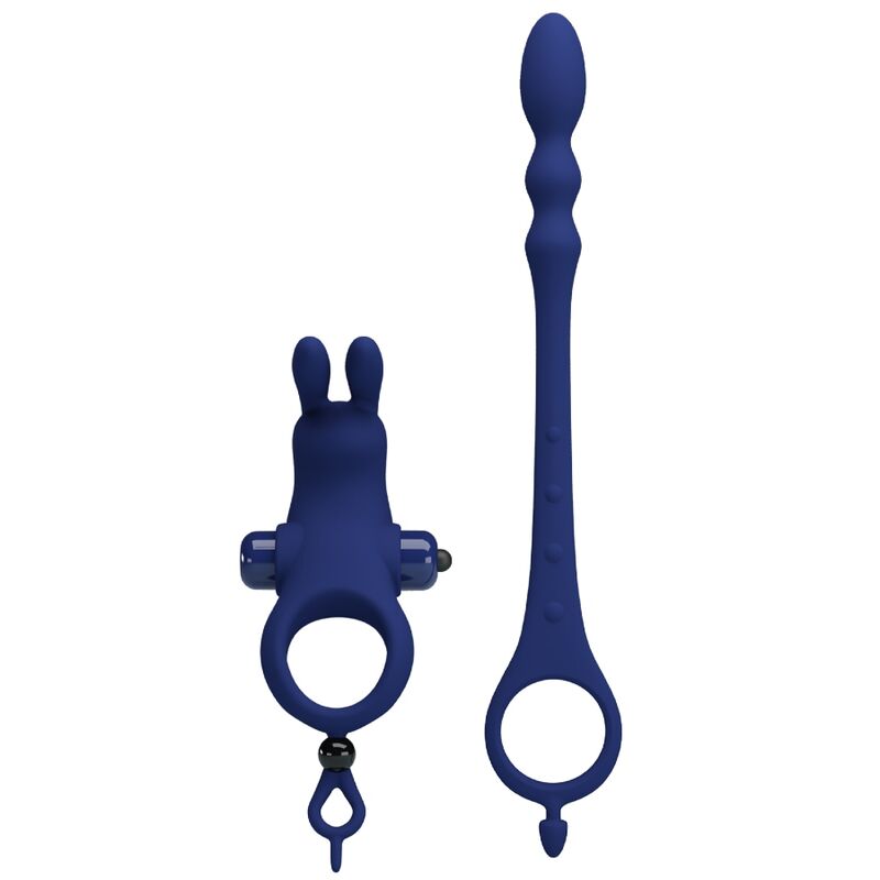 PRETTY LOVE - Ayad Vibrating Rabbit Ring with Blue Plug
