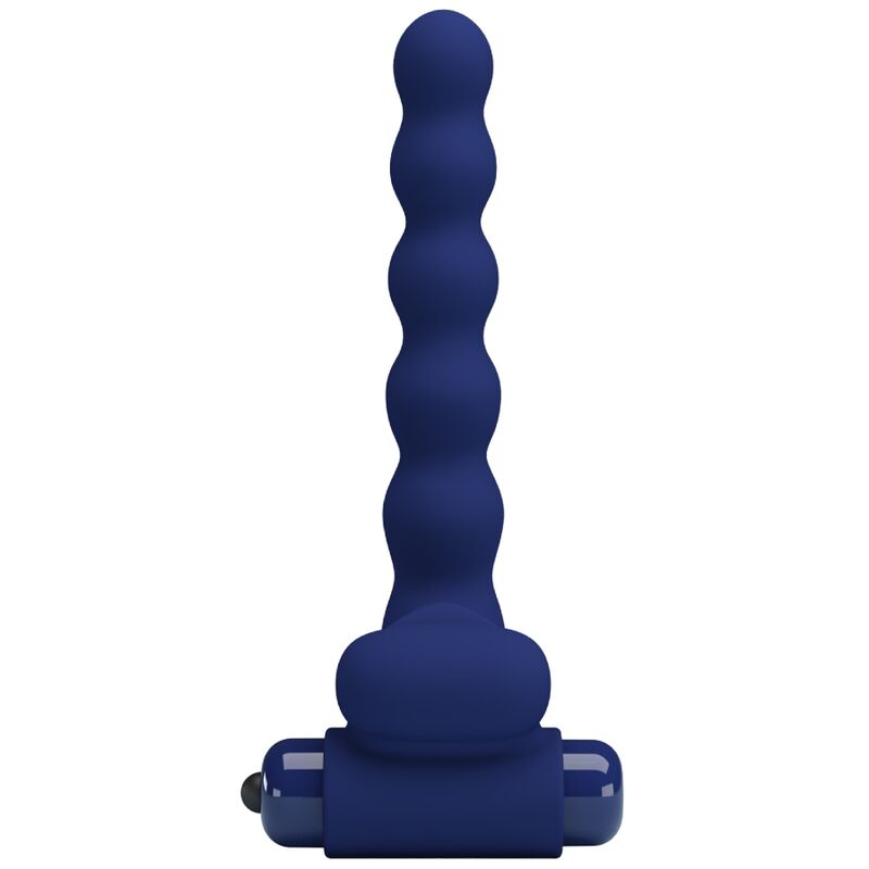 PRETTY LOVE MALE AJMAL ANNEAU VIBRANT PLUG BLEU — vue arrière