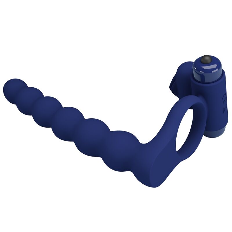 PRETTY LOVE MALE AJMAL ANNEAU VIBRANT PLUG BLEU — vue alternative