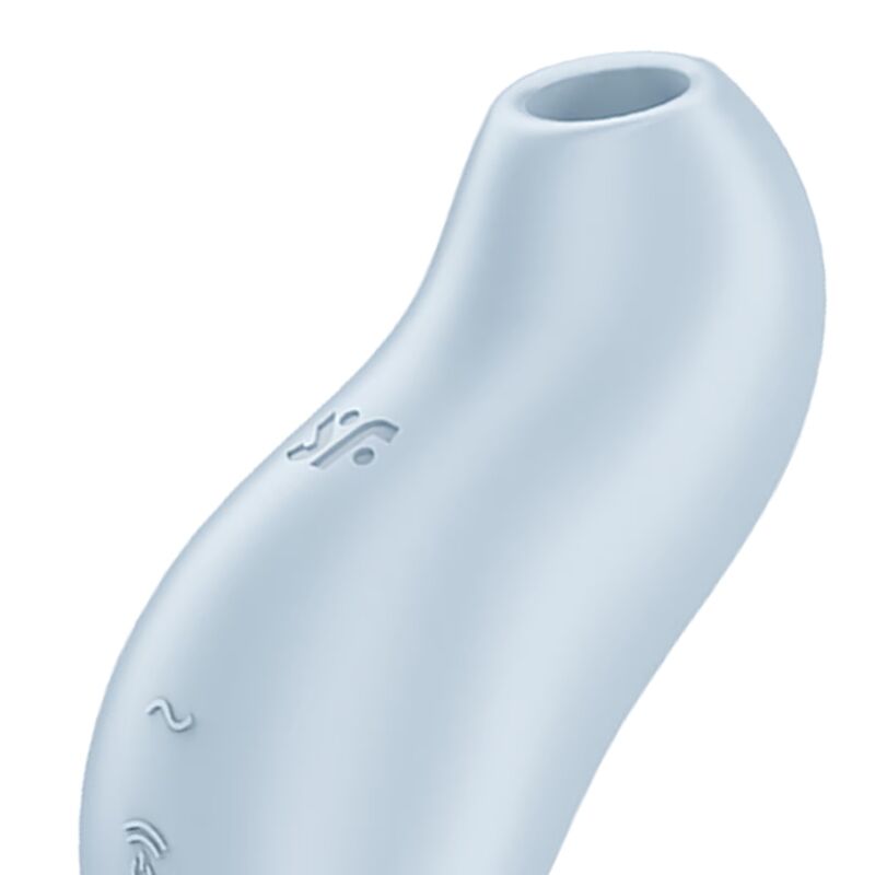 SATISFYER AIR PULSE Pocket Pro 1 Stimulateur Clitoris Bleu Clair — vue détaillée