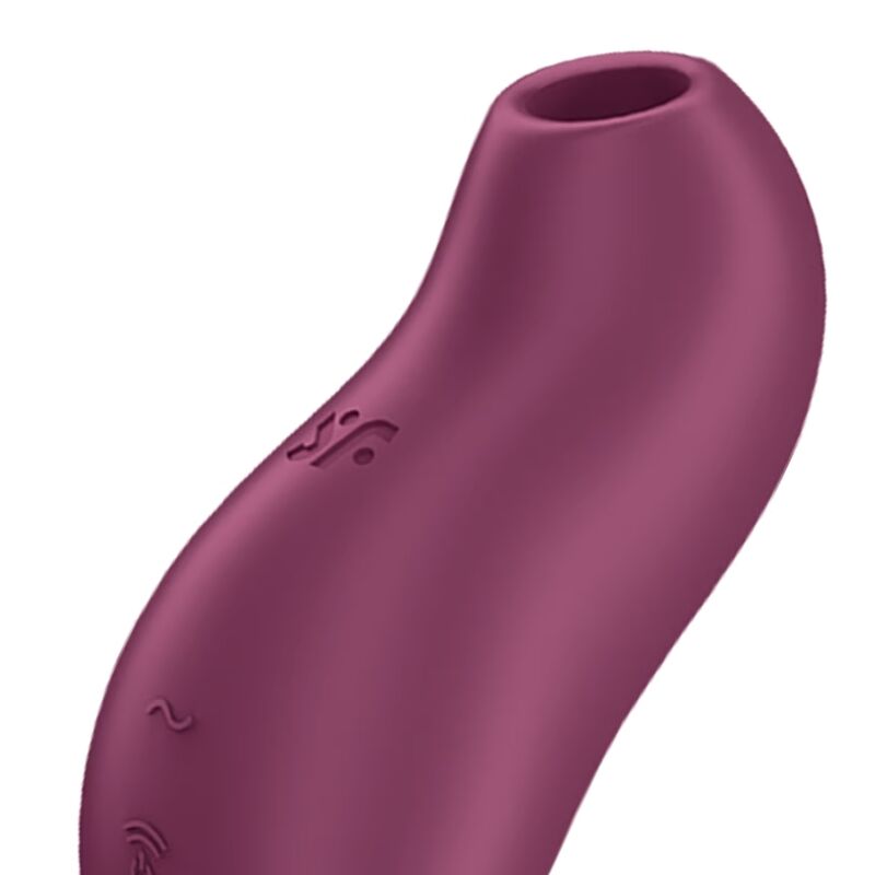SATISFYER AIR PULSE Pocket Pro 1 Stimulateur Clitoris Grenat — vue détaillée