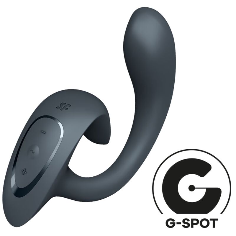 SATISFYER VIBRATOR G FOR GODDESS 1 VIBRATEUR RABBIT GRIS FONC? — vue détaillée