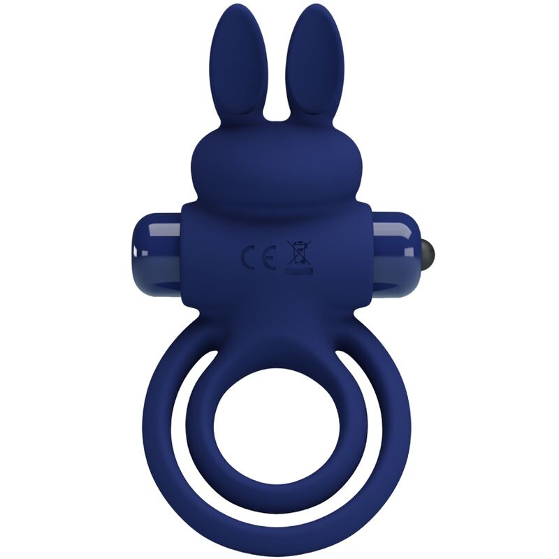 PRETTY LOVE MALE DAREY DOUBLE ANNEAU VIBRANT LAPIN BLEU — vue alternative