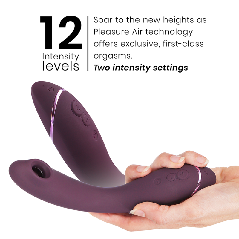 WOMANIZER Og G-Spot Aubergine — accessoires inclus