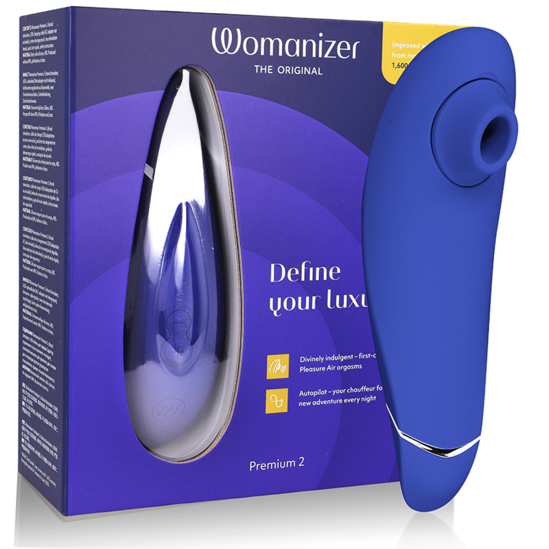 WOMANIZER Stimulateur Clitoral Premium 2 Blueberry - Aura Intime