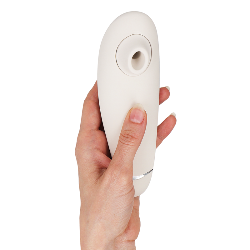 WOMANIZER Stimulateur Clitoral Premium 2 Gris Chaud — vue arrière