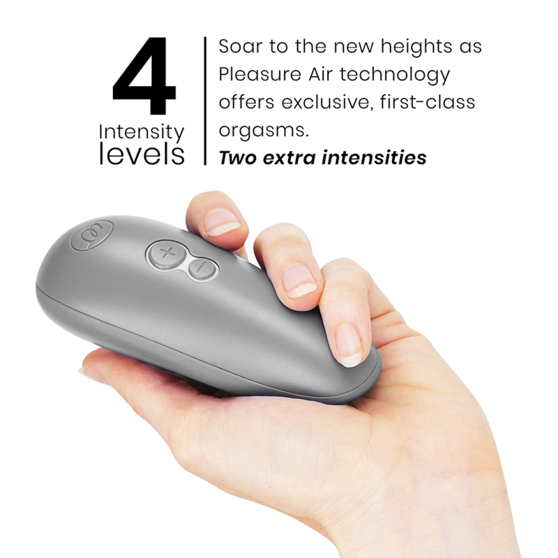 WOMANIZER Stimulateur Clitoral Starlet 3 Gris — accessoires inclus
