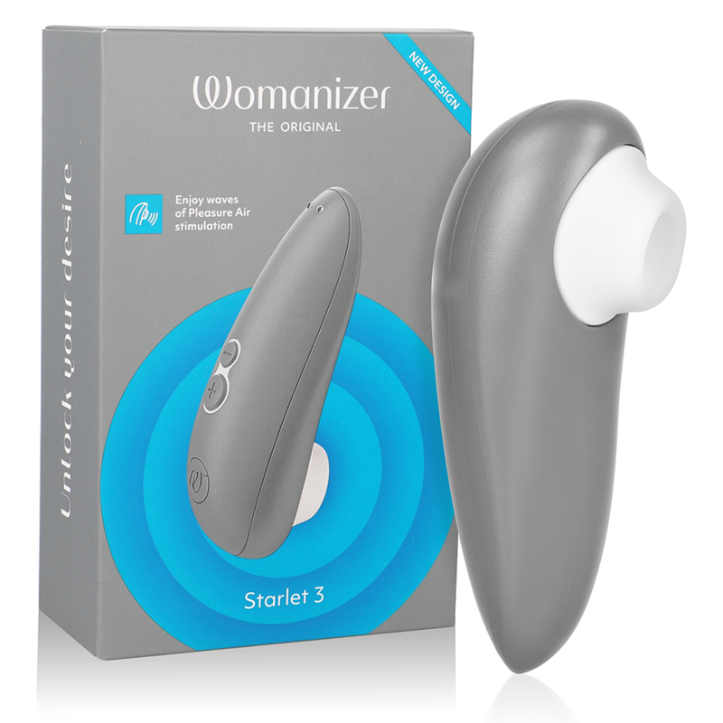 WOMANIZER Stimulateur Clitoral Starlet 3 Gris - Aura Intime